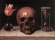 CERUTI, Giacomo, Still-Life with a Skull  jg